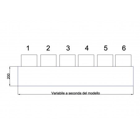 Plenum macchina Madel 6 stacchi